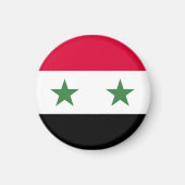 Syrische vlag magneet (Voorkant)