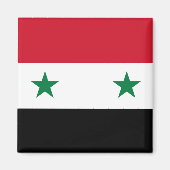 Syrische vlag magneet (Voorkant)