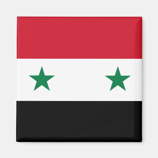 Syrische vlag magneet (Voorkant)