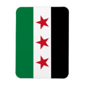Syrische vlag magneet (Verticaal)