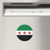 Syrische vlag magneet (Insitu (Vaatwasser))