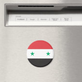 Syrische vlag magneet (Insitu (Vaatwasser))