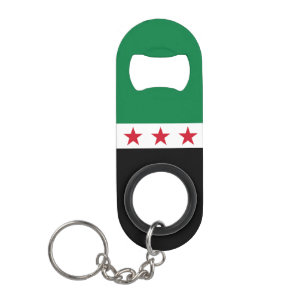 Syrische vlag mini flessenopener