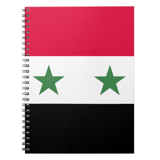 Syrische vlag notitieboek (Voorkant)