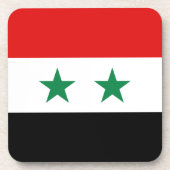 Syrische vlag Onderzetter (Voorkant)