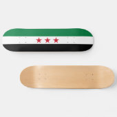 Syrische vlag persoonlijk skateboard (Horizontaal)