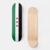 Syrische vlag persoonlijk skateboard (Voorkant)