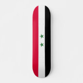 Syrische vlag persoonlijk skateboard (Voorkant)
