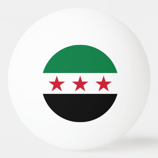 Syrische vlag pingpongbal (Voorkant)