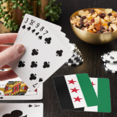 Syrische vlag pokerkaarten (Insitu)