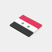 Syrische vlag post-it® notes (Schuin)