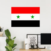 Syrische vlag poster (Thuiskantoor)