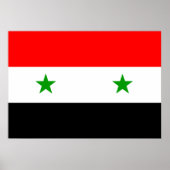 Syrische vlag poster (Voorkant)