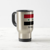 Syrische vlag reisbeker (Voorkant links)