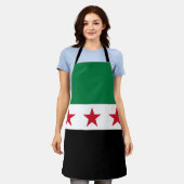 Syrische vlag schort (Gedragen)