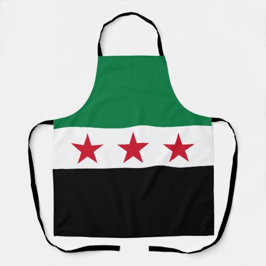 Syrische vlag schort (Voorkant)
