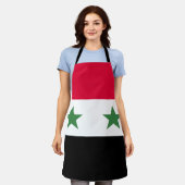 Syrische vlag schort (Gedragen)