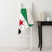 Syrische vlag sherpa deken (In situ)