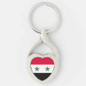Syrische vlag sleutelhanger (Voorkant)