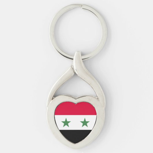 Syrische vlag sleutelhanger (Voorkant)