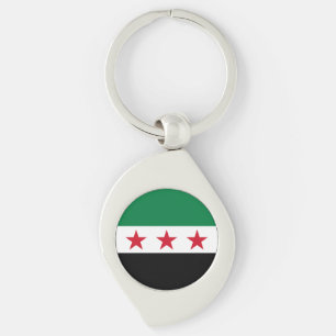 Syrische vlag sleutelhanger
