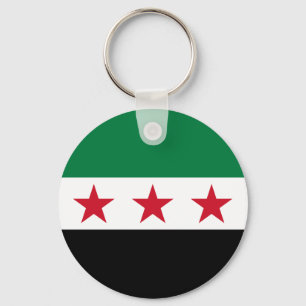 Syrische vlag sleutelhanger