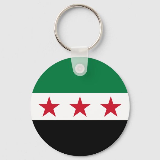 Syrische vlag sleutelhanger (Voorkant)