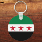 Syrische vlag sleutelhanger (Achterkant)