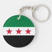 Syrische vlag sleutelhanger (Achterkant)
