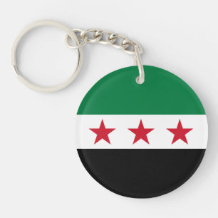 Syrische vlag sleutelhanger