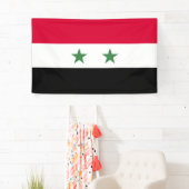Syrische vlag spandoek (Insitu)
