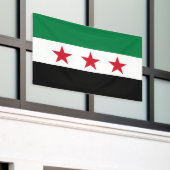 Syrische vlag spandoek (Buitenkant Gebouw)
