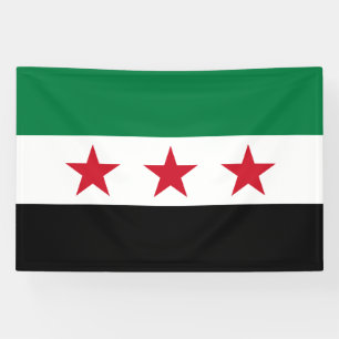 Syrische vlag spandoek