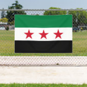 Syrische vlag spandoek (Insitu)