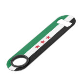 Syrische vlag speed flessenopener (Voorkant Gekanteld)