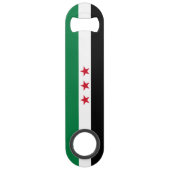 Syrische vlag speed flessenopener (Achterkant)