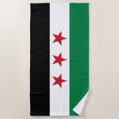 Syrische vlag strandlaken (Voorkant)