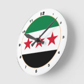 Syrische Vlag, Syrië Onafhankelijkheid / ontwerp K Ronde Klok (Hoek)