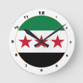 Syrische Vlag, Syrië Onafhankelijkheid / ontwerp K Ronde Klok (Voorkant)