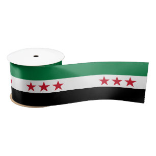 Syrische Vlag, Syrië Onafhankelijkheid, reizen / s Satijnen Lint