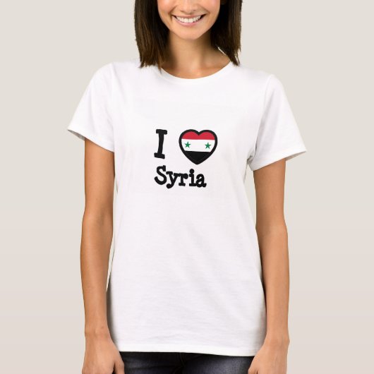 Syrische vlag t-shirt (Voorkant)
