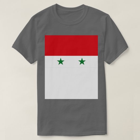 Syrische vlag t-shirt (Design voorkant)