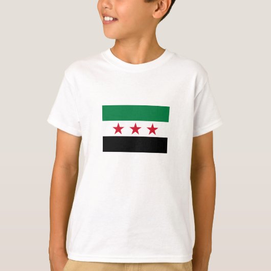 Syrische vlag t-shirt (Voorkant)
