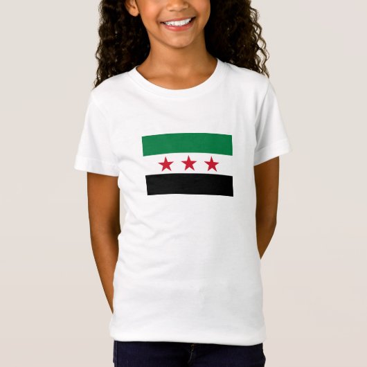 Syrische vlag t-shirt (Voorkant)