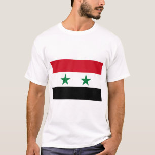 Syrische vlag t-shirt
