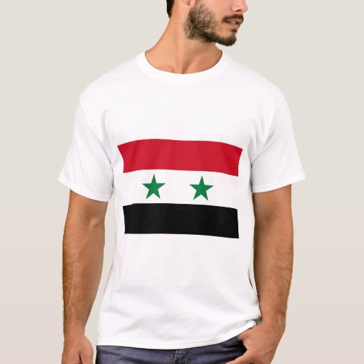 Syrische vlag t-shirt (Voorkant)