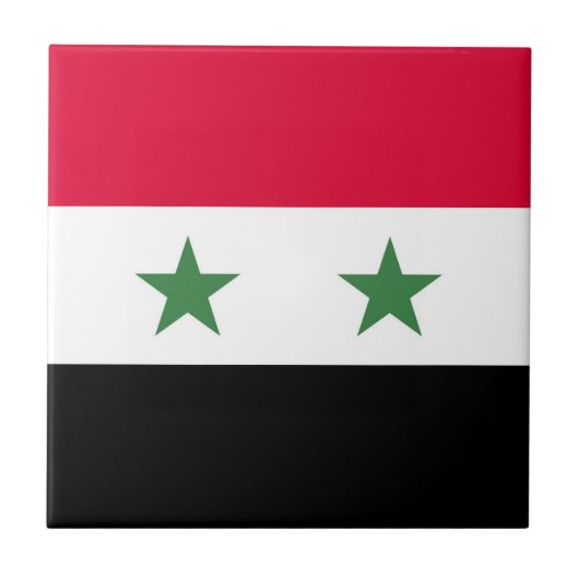 Syrische vlag tegeltje (Voorkant)