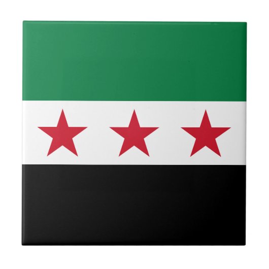 Syrische vlag tegeltje (Voorkant)