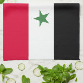 Syrische vlag theedoek (Gevouwen)