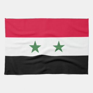 Syrische vlag theedoek